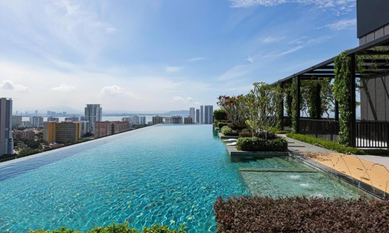 Skypool With Seaview 8Pax Beacon Executive Suites - Georgetown City Centre - 3Km To Komtar Zewnętrze zdjęcie