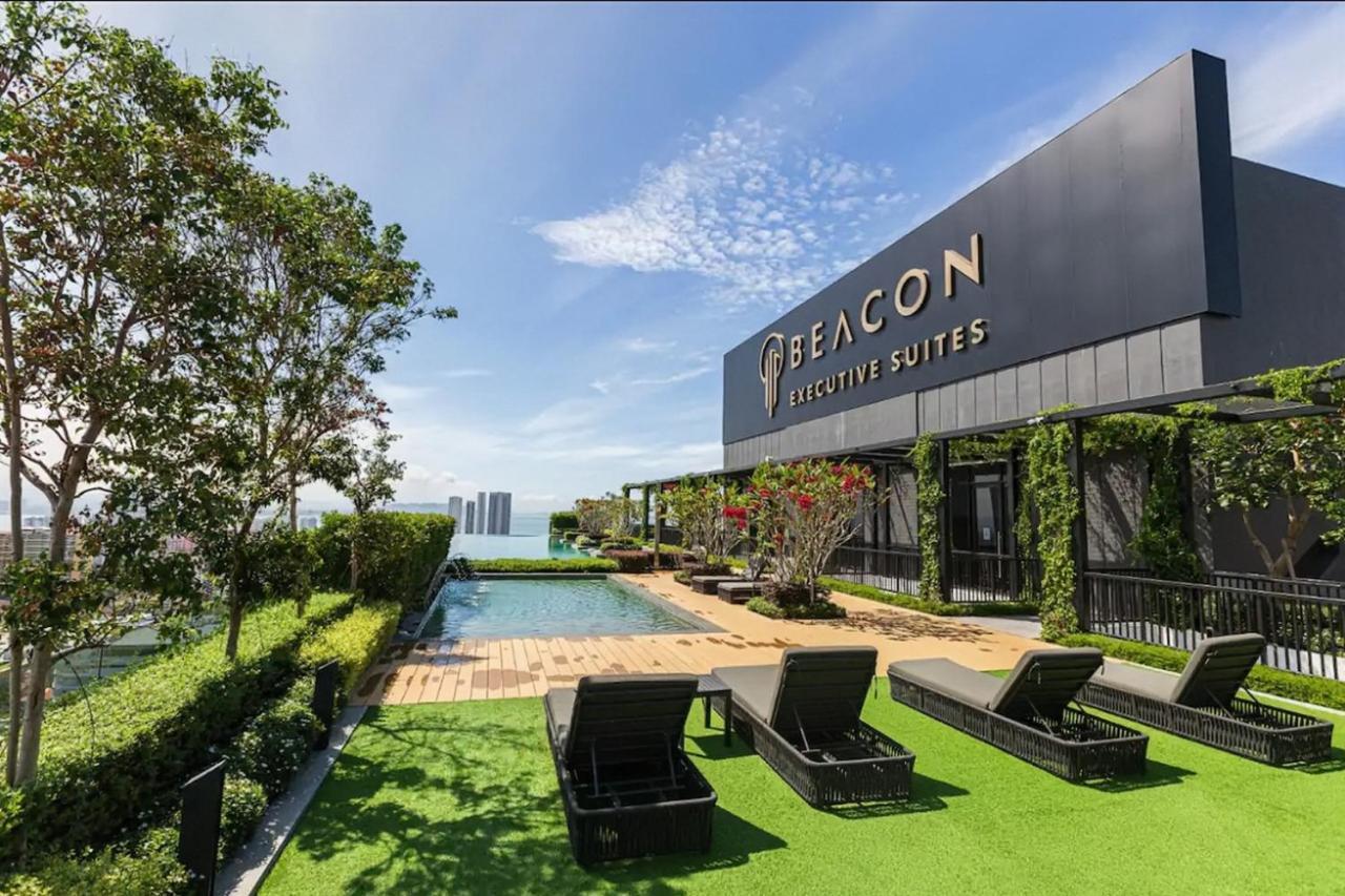 Skypool With Seaview 8Pax Beacon Executive Suites - Georgetown City Centre - 3Km To Komtar Zewnętrze zdjęcie